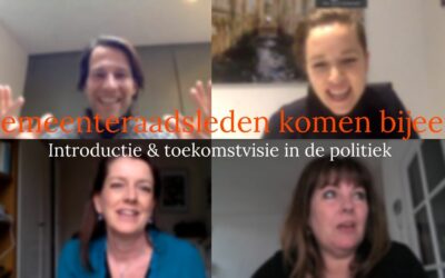 Gemeenteraadsleden komen bijeen: introductie & toekomstvisie binnen de politiek – met Tessa Cramer